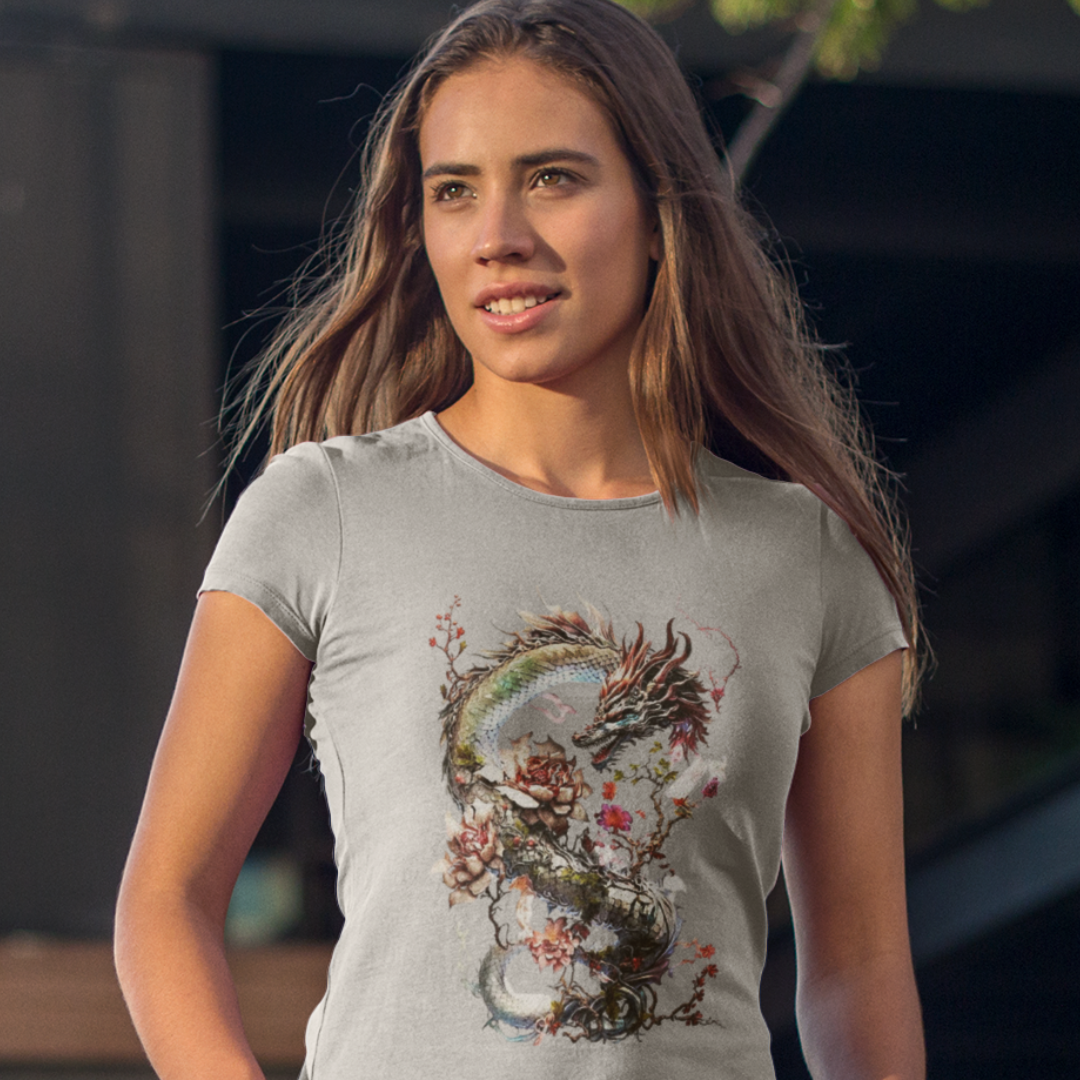 Nome do produto: Camiseta Dragao Fem.