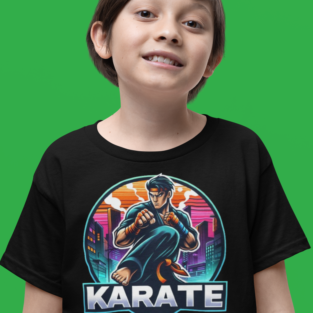Nome do produto: Camiseta Infantil Karate
