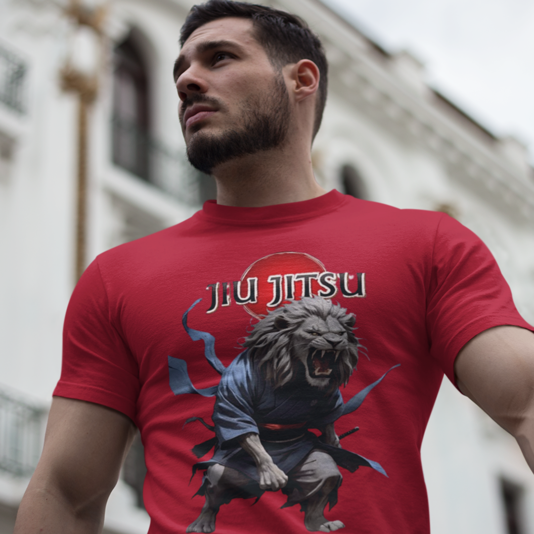 Nome do produto: Camiseta Jiu Jitsu Lion