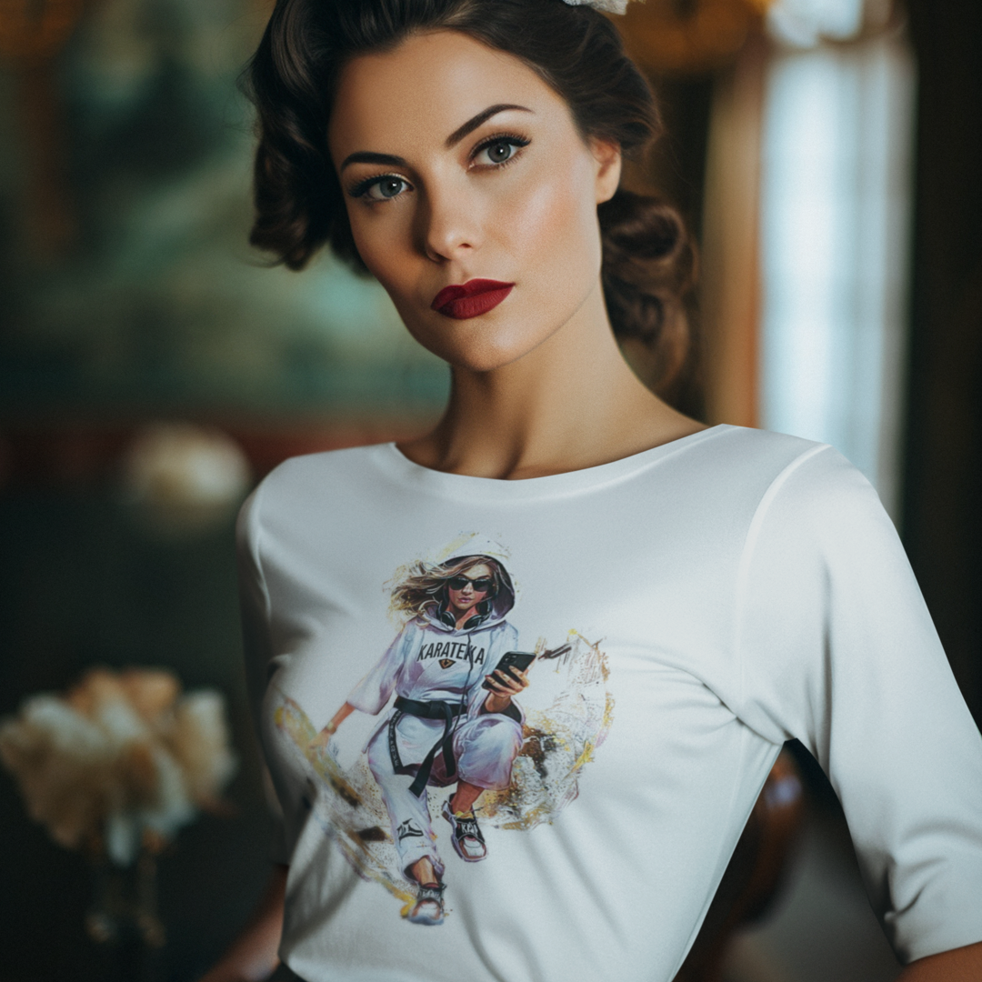 Nome do produto: Camiseta Feminina Karate