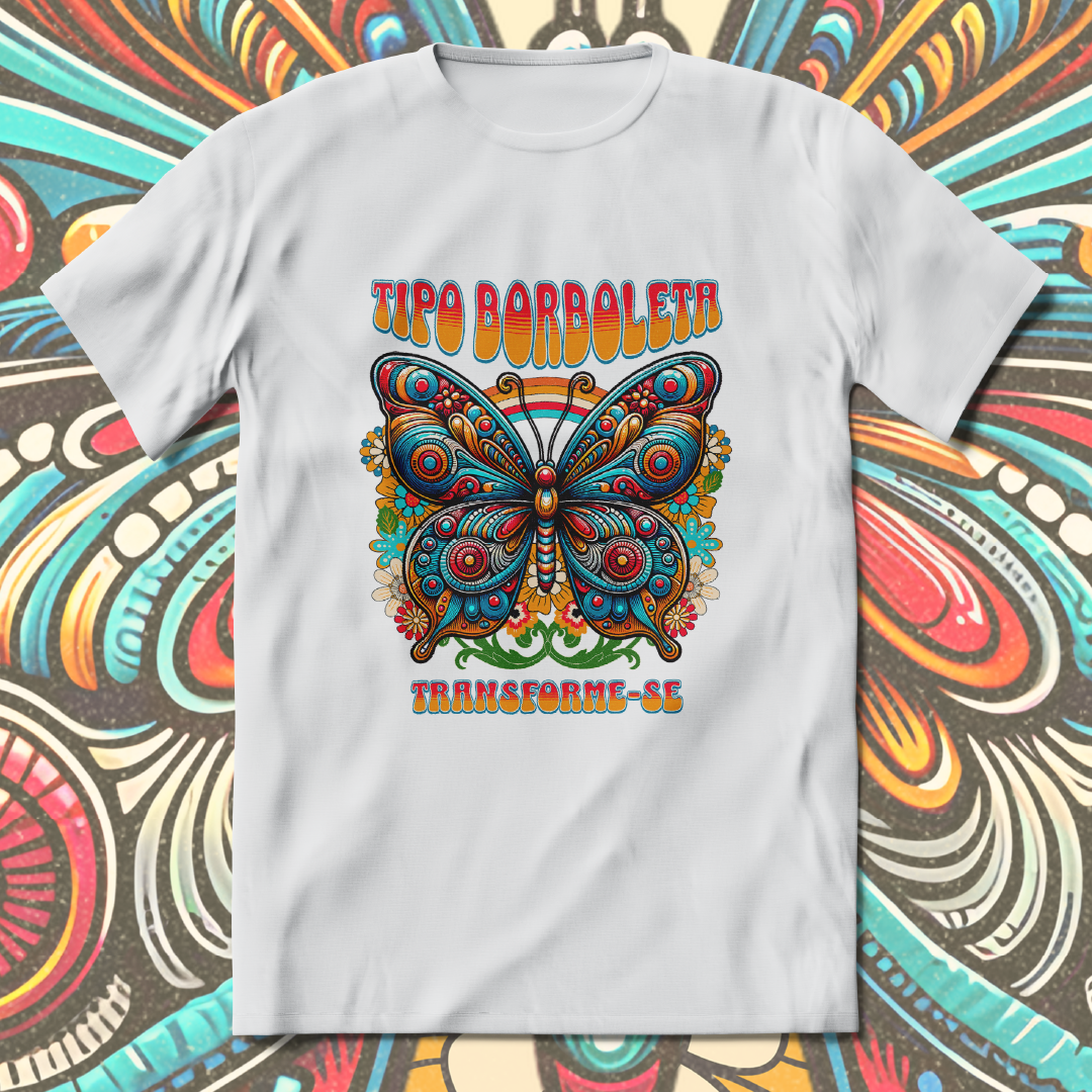 T-Shirt Quality Unissex | Tipo borboleta