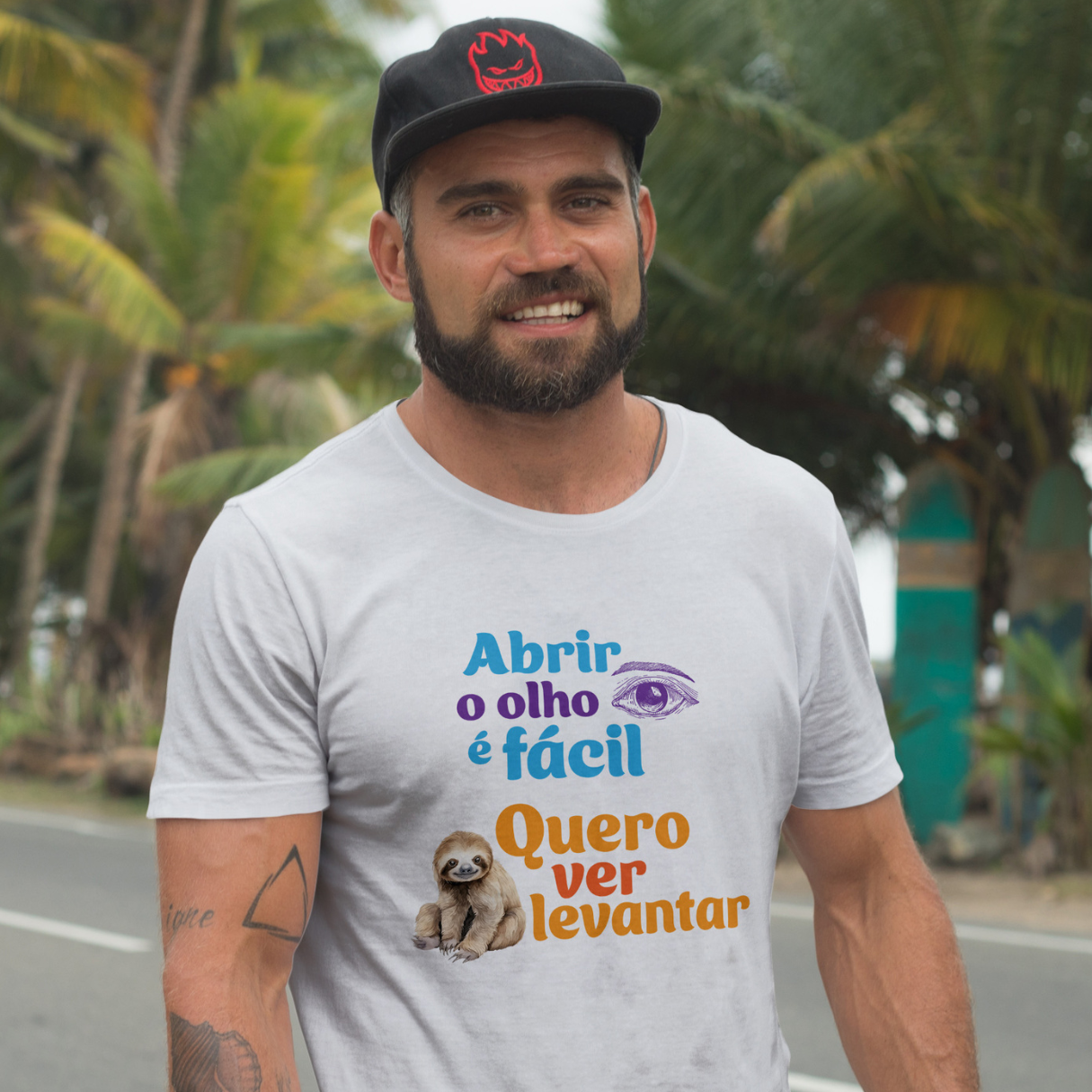 T-Shirt Quality Unissex | Abrir o Olho é Fácil