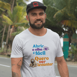 T-Shirt Quality Unissex | Abrir o Olho é Fácil