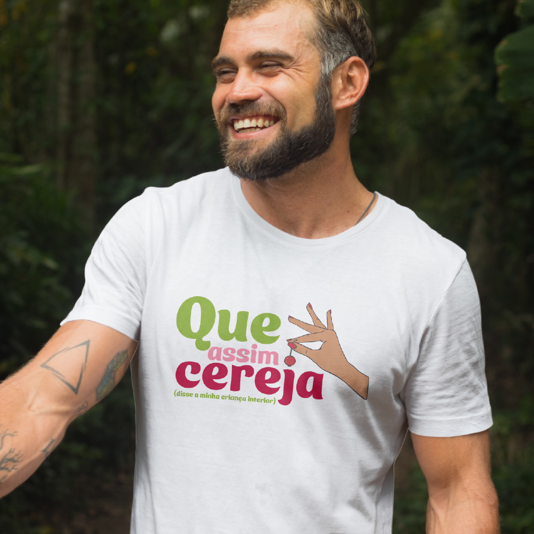 Camiseta Unissex | Que Assim Cereja 2