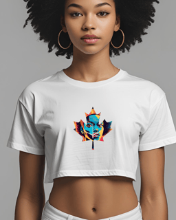 Cropped Flor de África