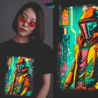 Camiseta Baby Long Cyber Future