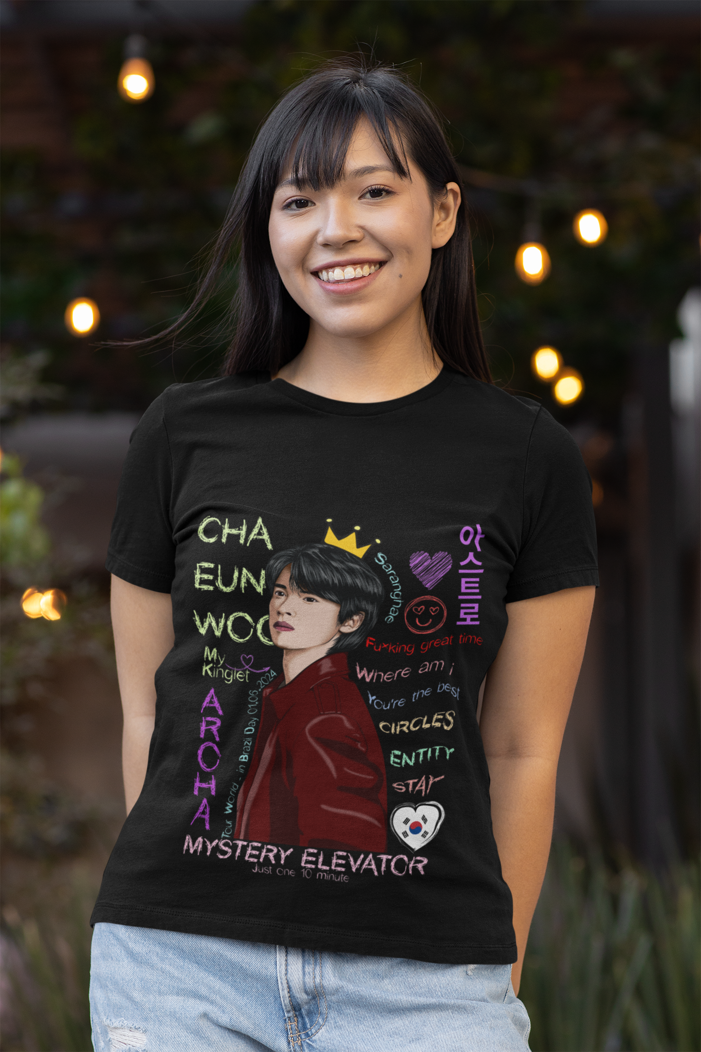 Nome do produto: CHA EUN WOO - ARTE PERSONALIZADA