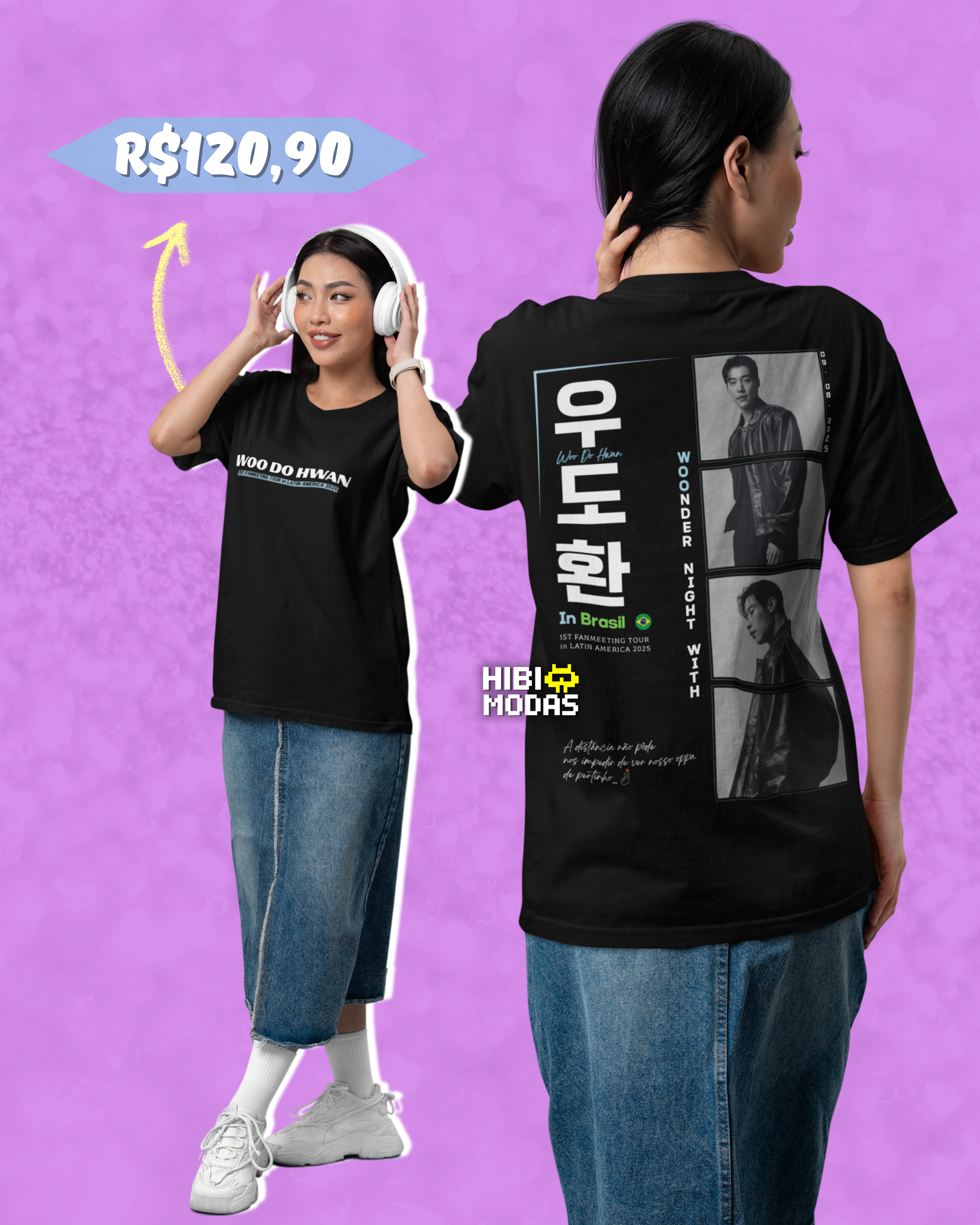 Nome do produto: Woo Do Hwan -  Frente e Costas