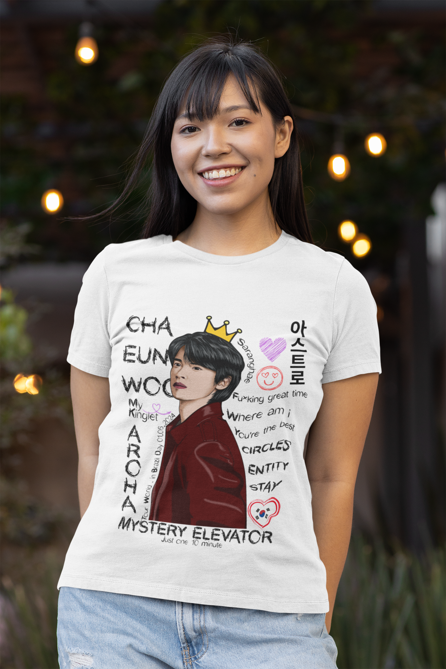 Nome do produto: CHA EUN WOO - ARTE PERSONALIZADA