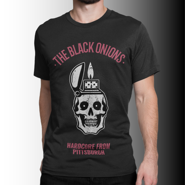 Nome do produto: Camiseta Estampa As Cebolas Pretas 