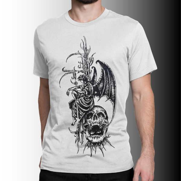 Nome do produto: Camiseta Estampa Anjo da Morte 