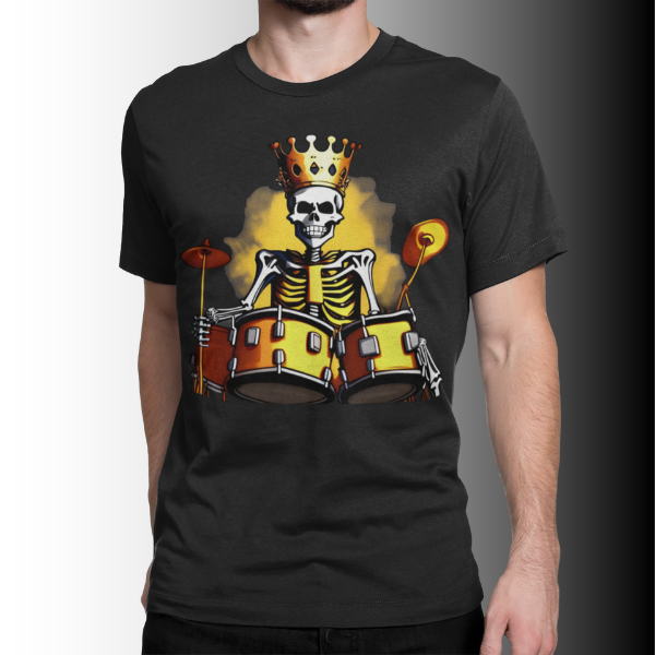 Nome do produto: Camiseta Estampa Baterista King