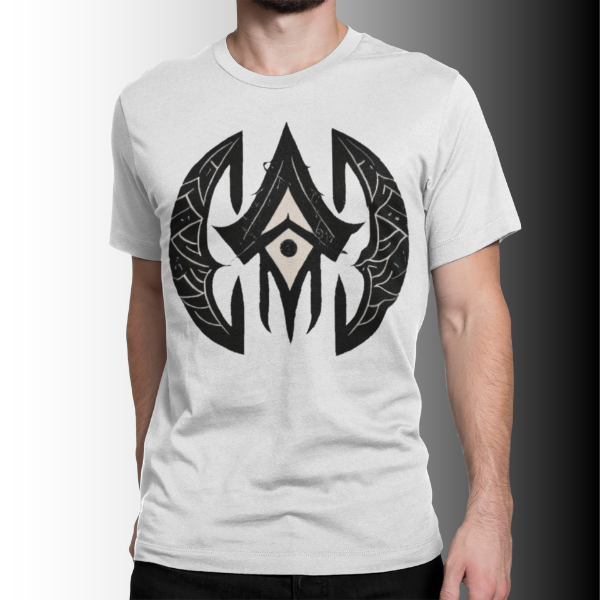 Nome do produto: Camiseta Estampada símbolo Tribal Metal Rock