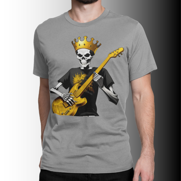 Nome do produto: Camiseta Estampa Guitarrista King
