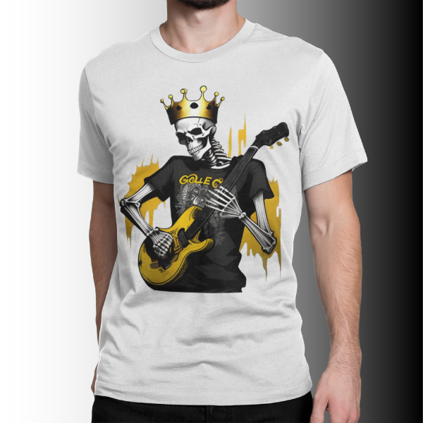 Nome do produto: Camiseta Estampa Guitarrista King