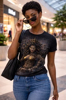 CAMISETA NOVA SKIN CUPULA PRIMAL GORGONA QUEEN