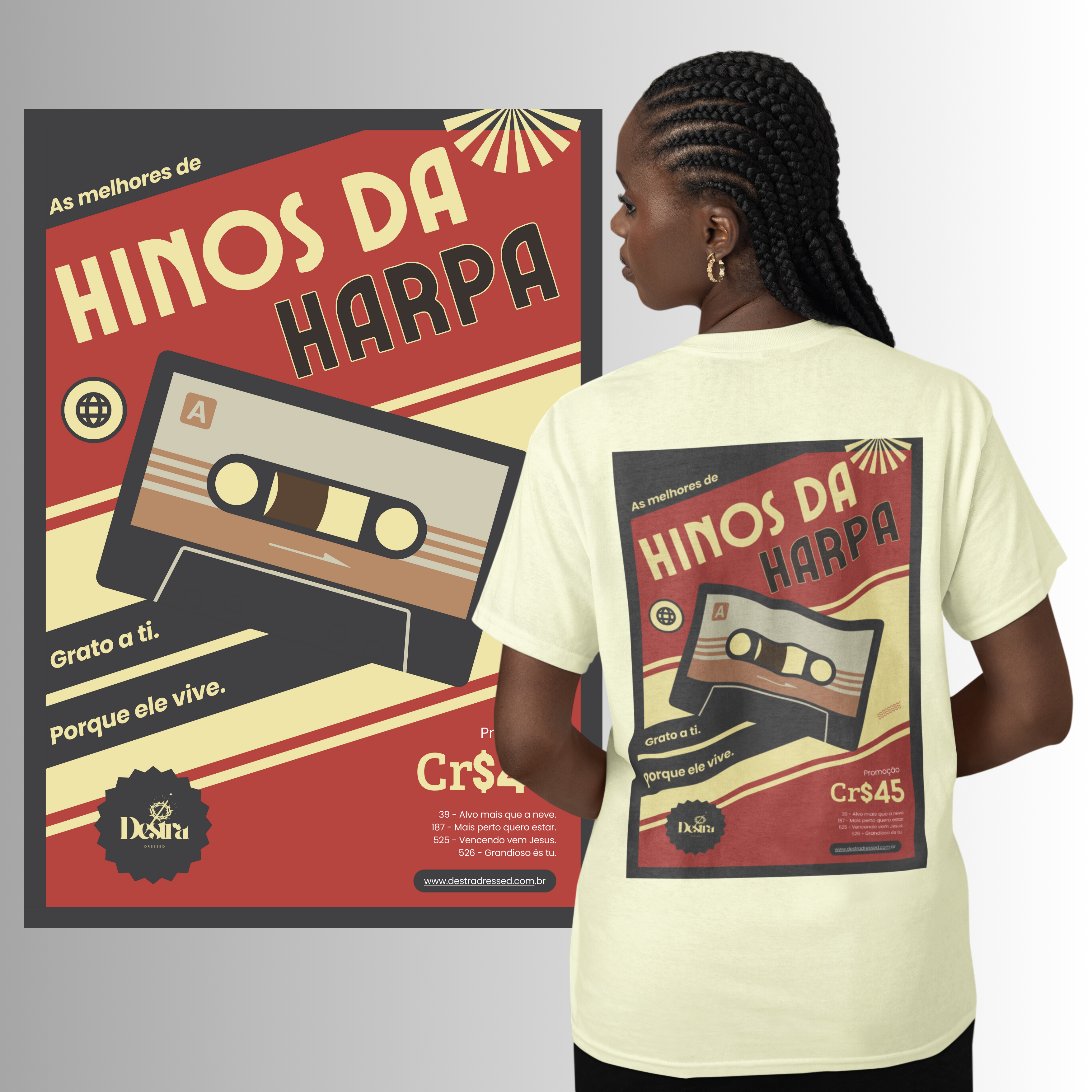Nome do produto: Destra - PIMA Hinos da Harpa