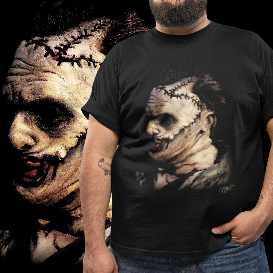 T-SHIRT PLUS SIZE LEATHERFACE | VQA