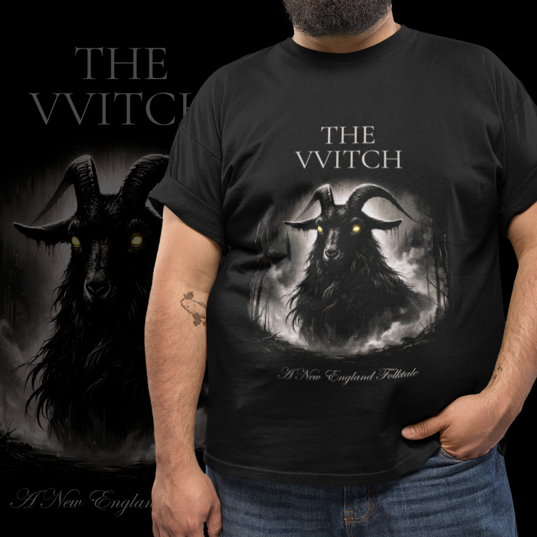 T-SHIRT PLUS SIZE BLACK PHILLIP - A BRUXA de ROBERT EGGERS
