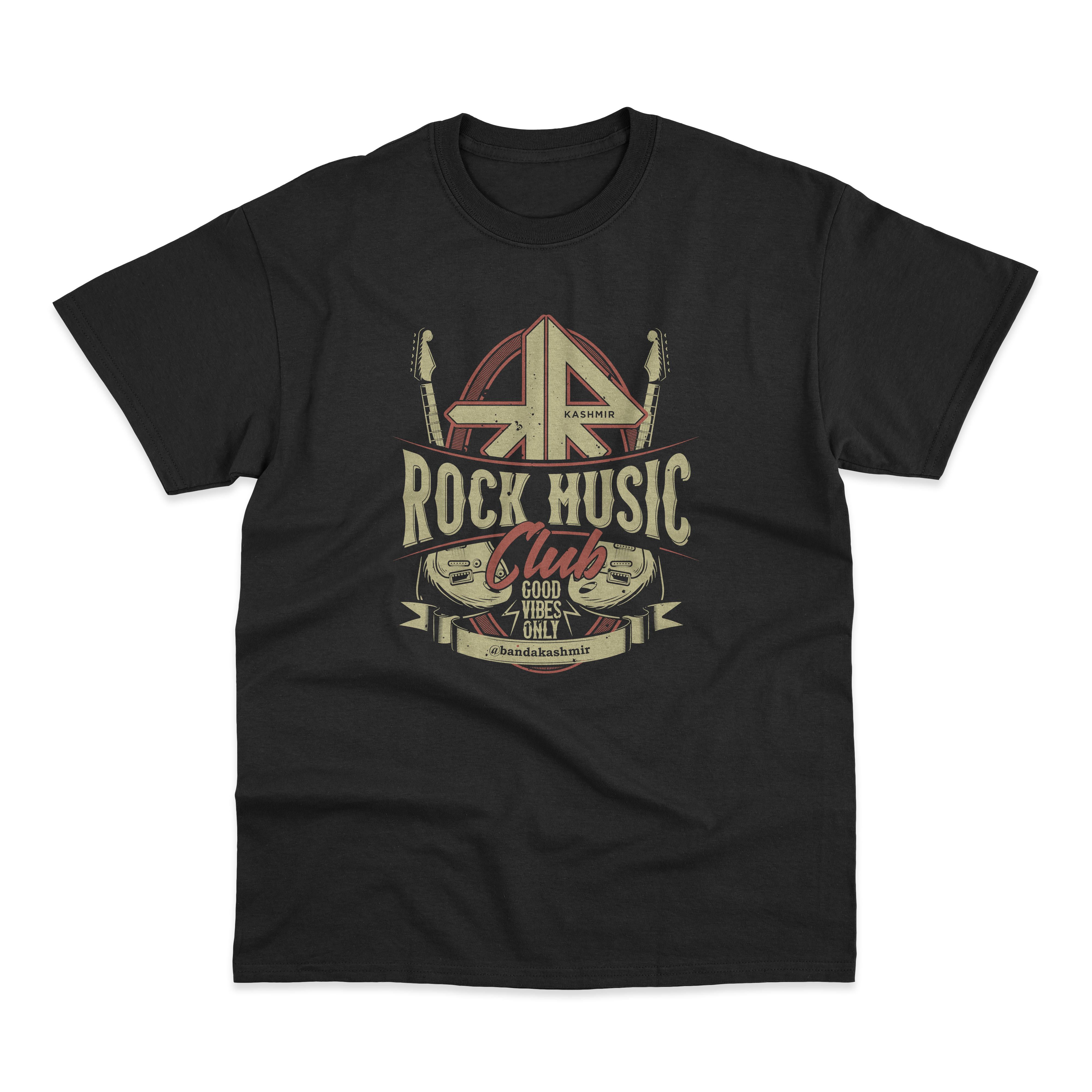 Nome do produto: CAMISETA KASHMIR ROCK MUSIC CLUB