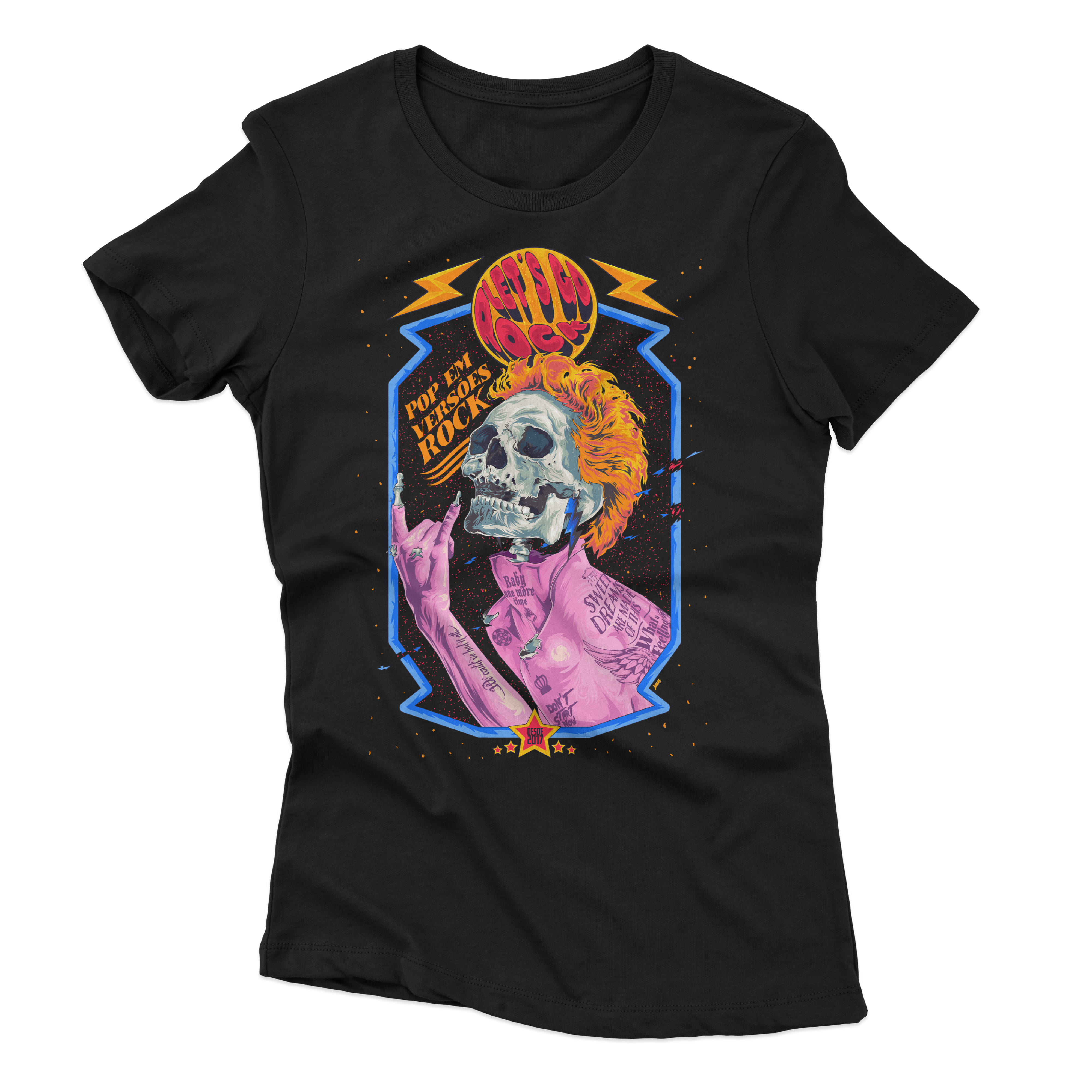 Nome do produto: BABY LONG LET\'S GO ROCK POSTER