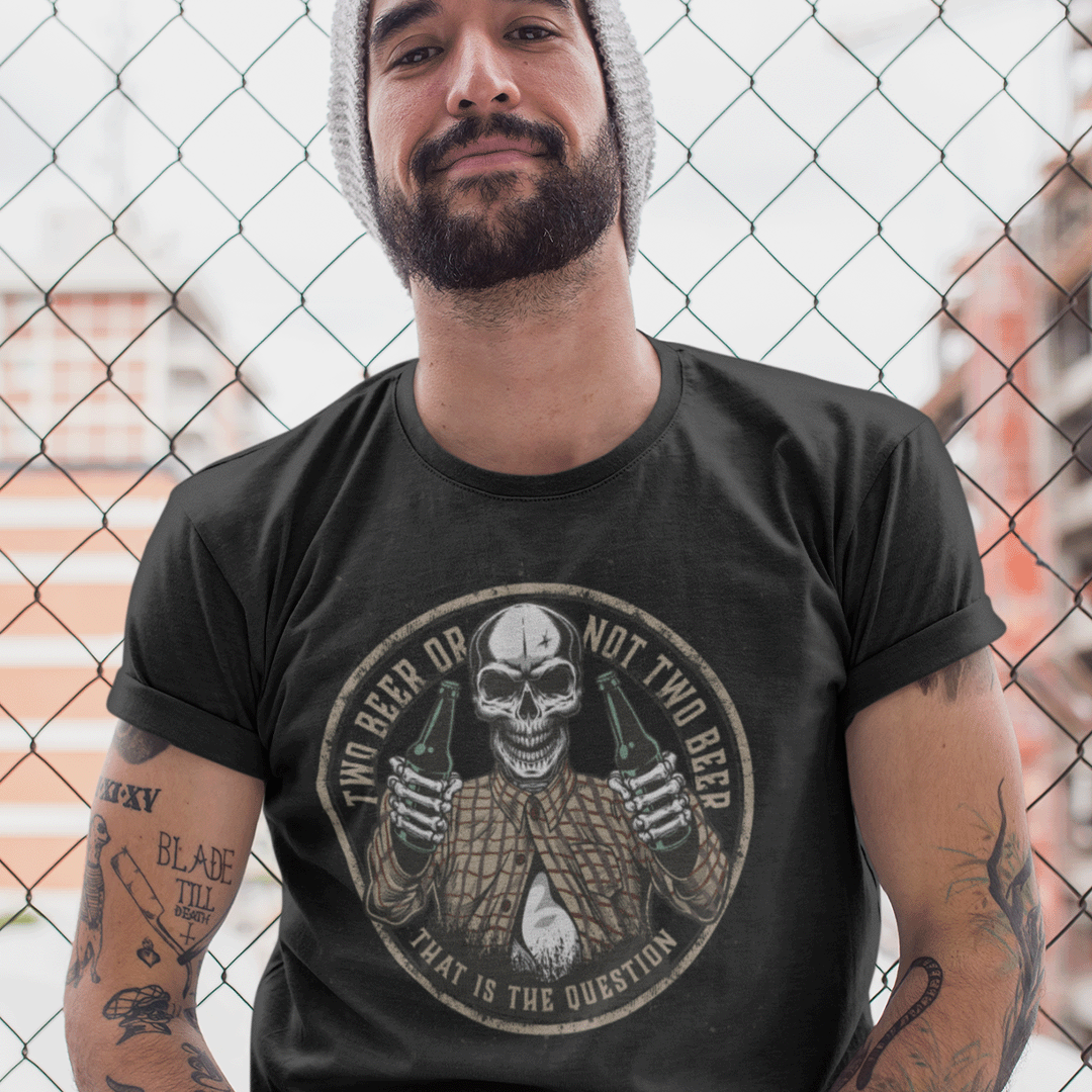 Nome do produto: CAMISETA TWO BEER OR NOT TWO BEER THAT IS THE QUESTION
