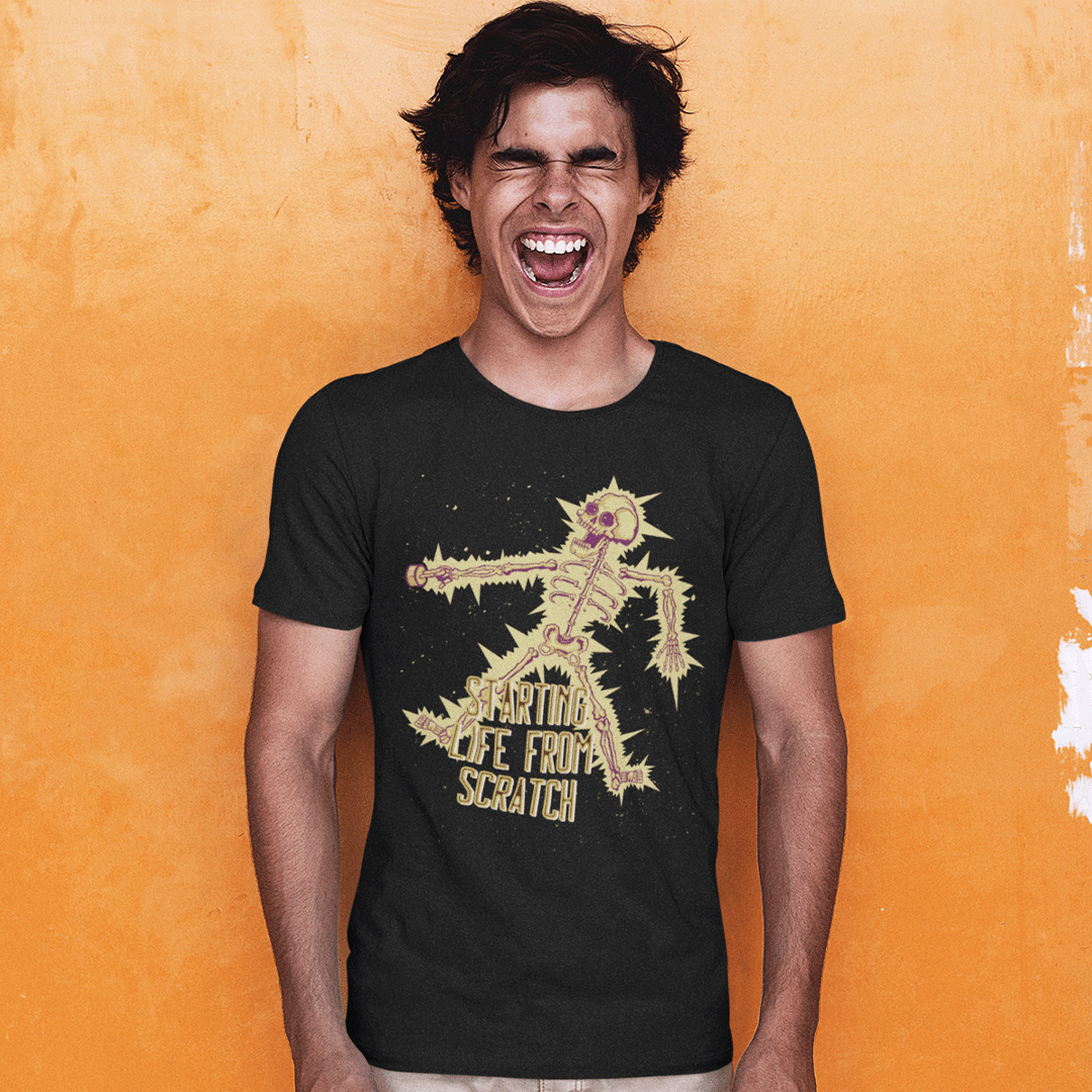 Nome do produto: CAMISETA STARTING LIFE FROM SCRATCH