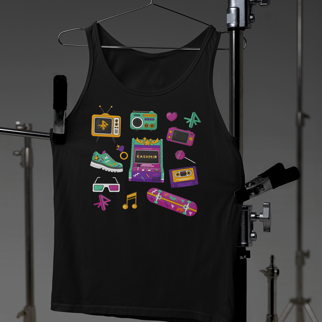 Nome do produto: REGATA KASHMIR ANOS 80