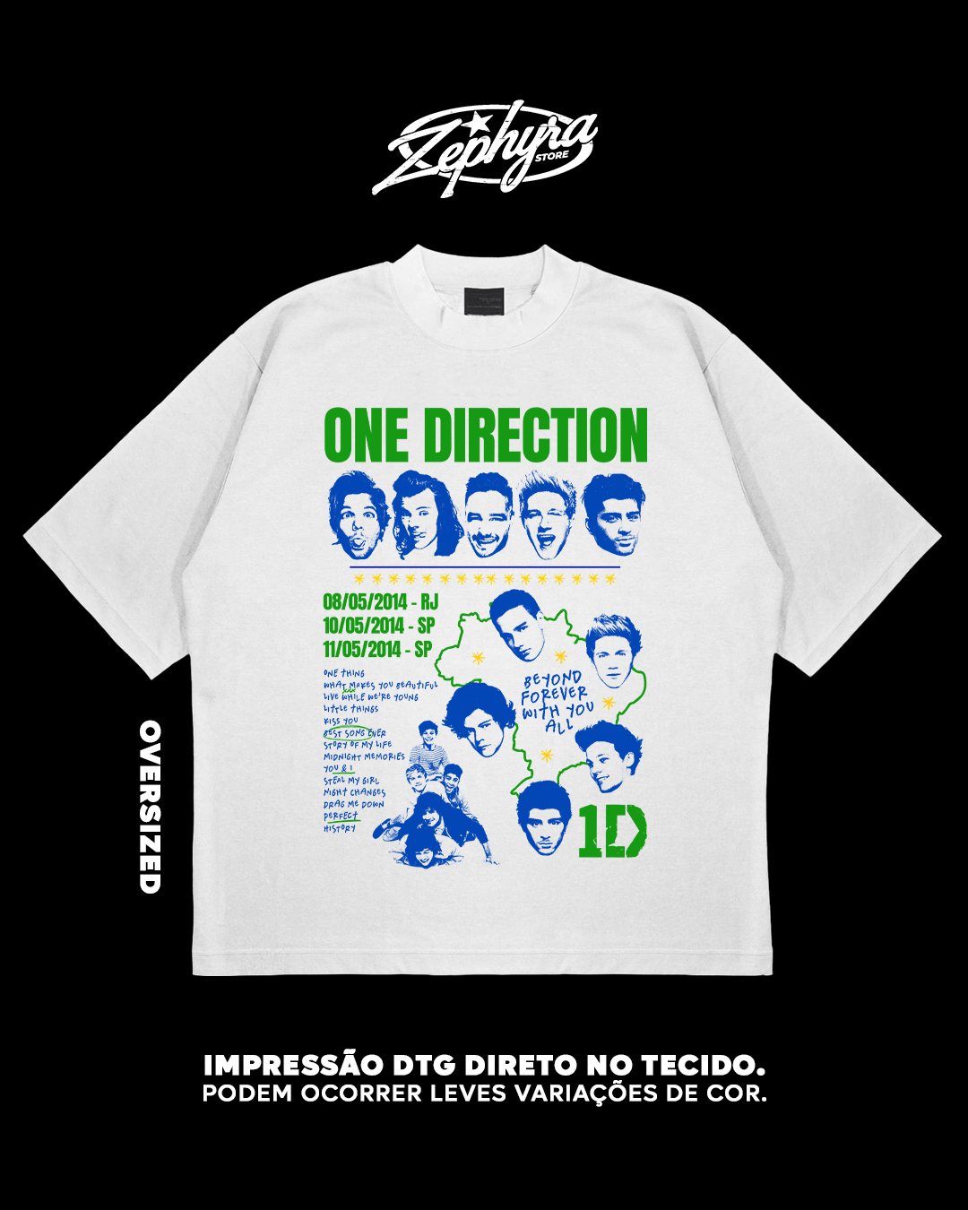 Nome do produto: Oversized - One Direction - BR