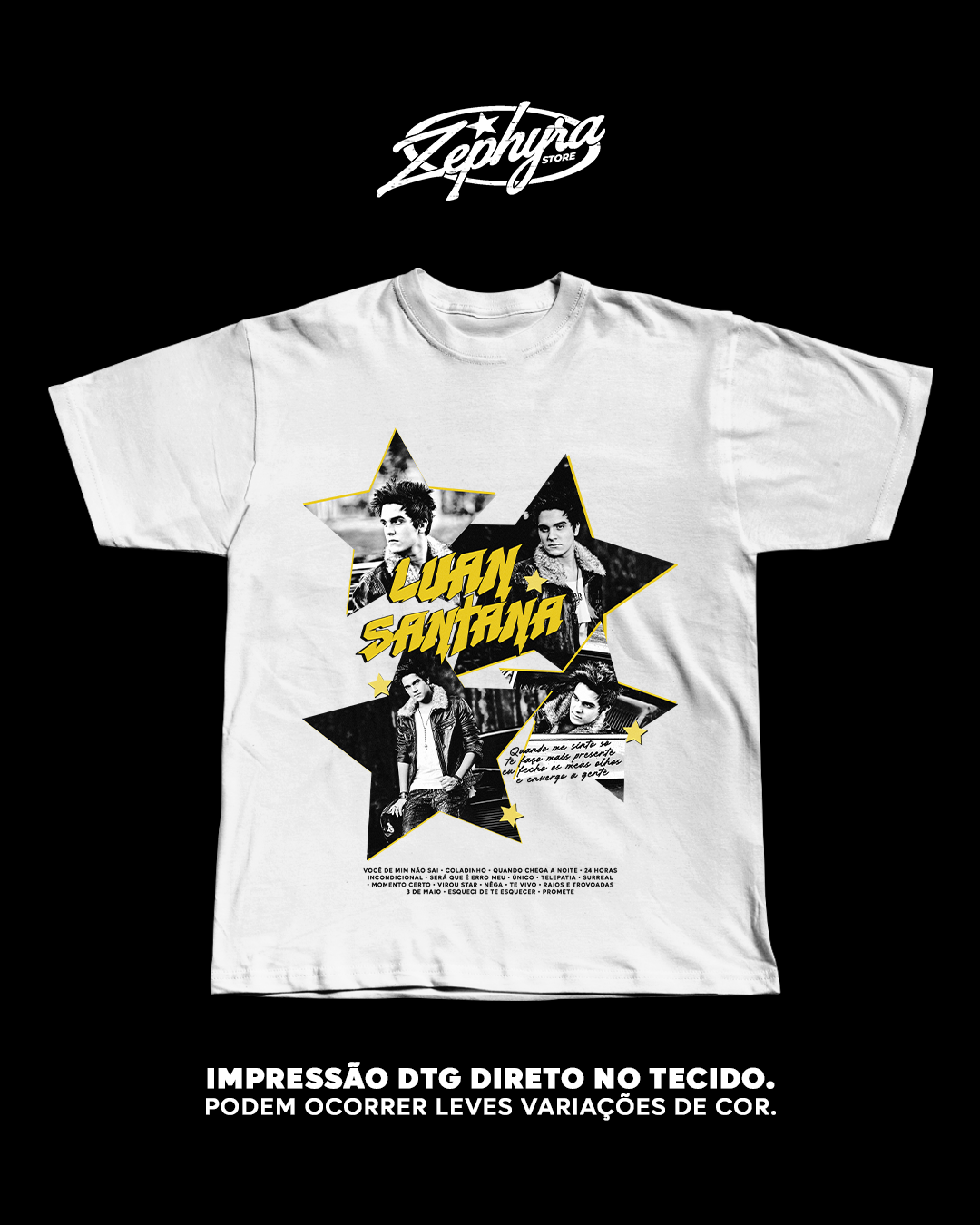 Nome do produto: Tradicional - Luan Santana - Quando chega a noite