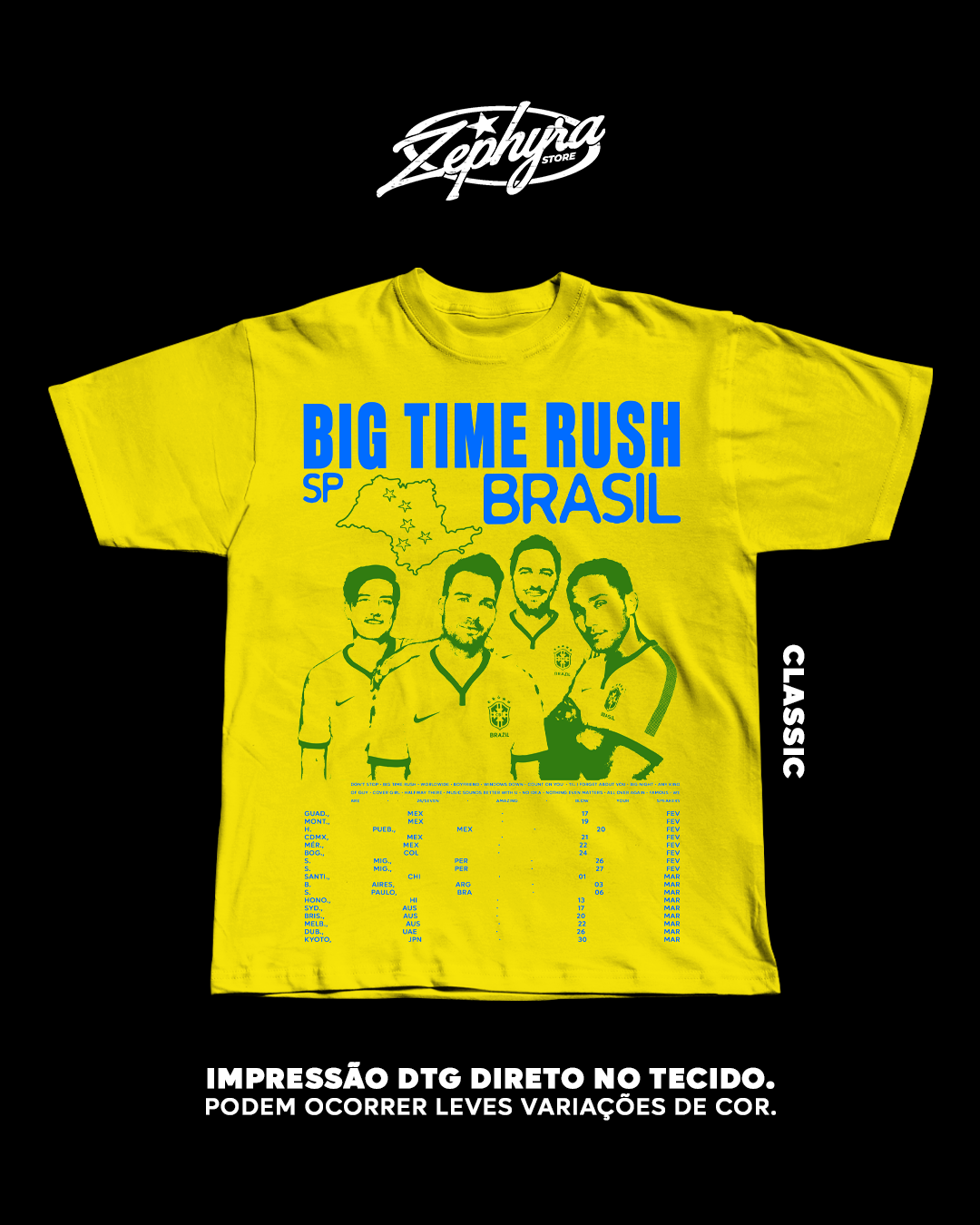 Nome do produto: Classic - Big Time Rush - BRASIL
