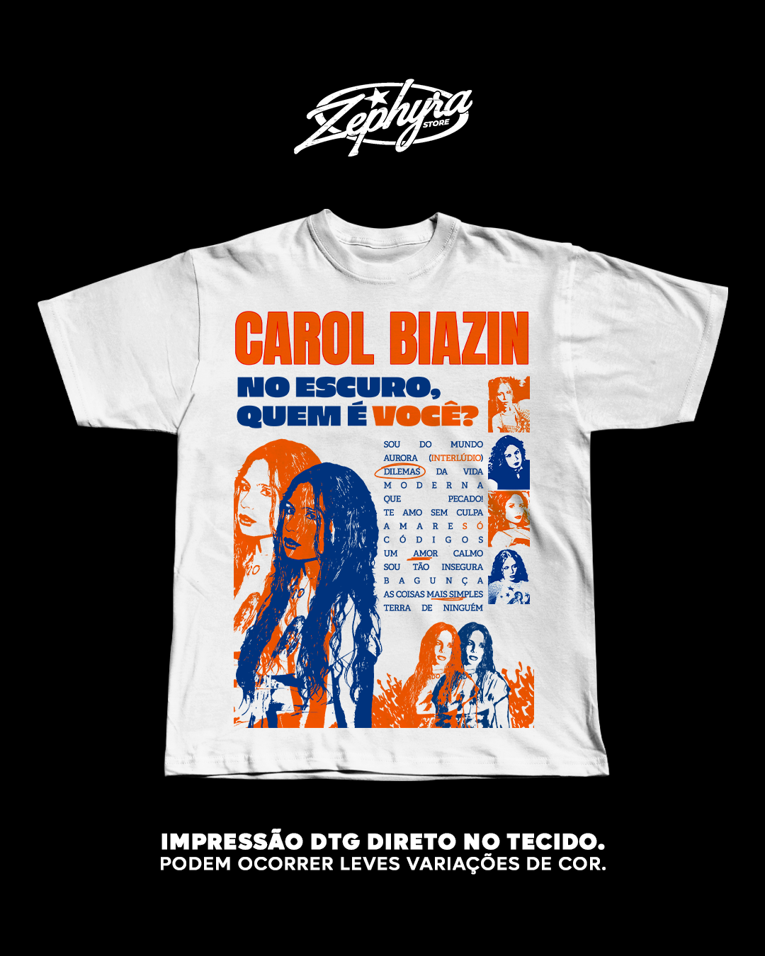 Nome do produto: Tradicional - NO ESCURO QUEM É VOCÊ?  - Carol Biazin