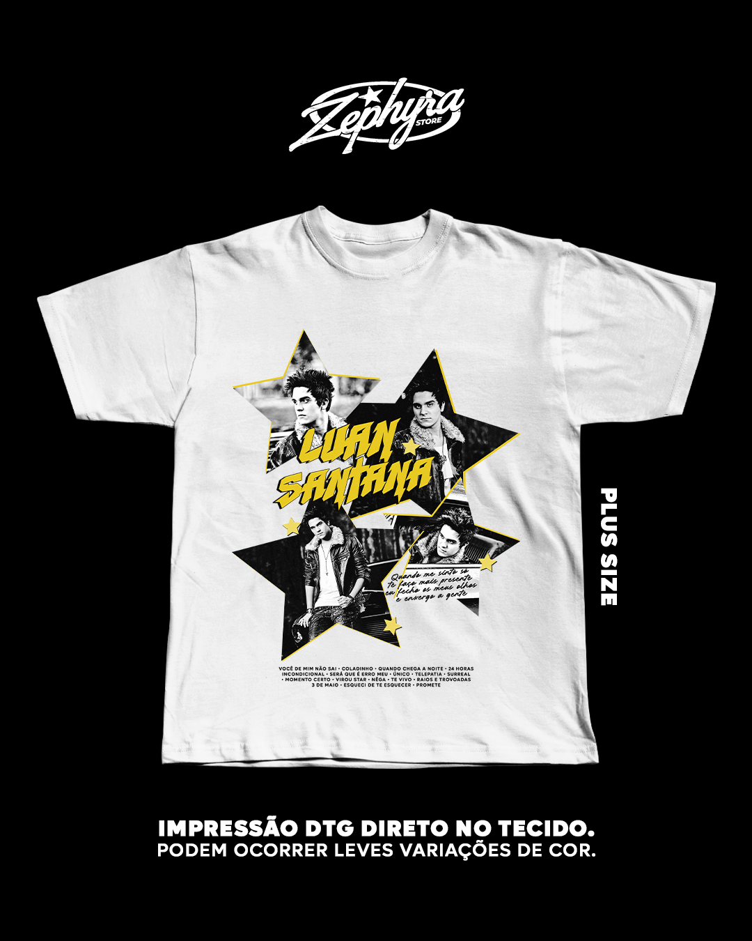 Nome do produto: Plus Size - Luan Santana - Quando chega a noite