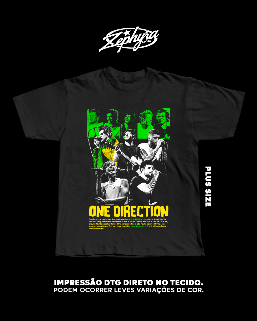 Nome do produto: Plus Size - One Direction - BR