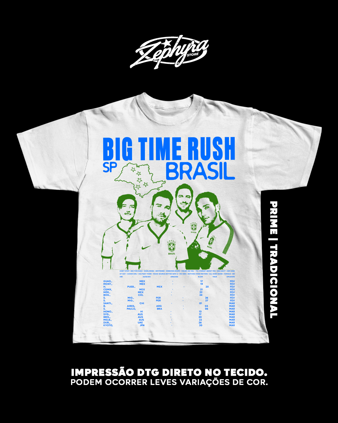 Nome do produto: Tradicional - Big Time Rush - BRASIL
