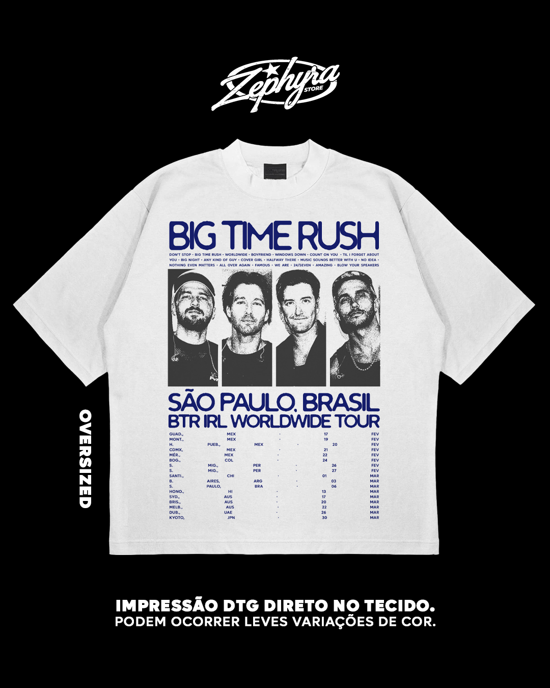 Nome do produto: Oversized - SP - BTR
