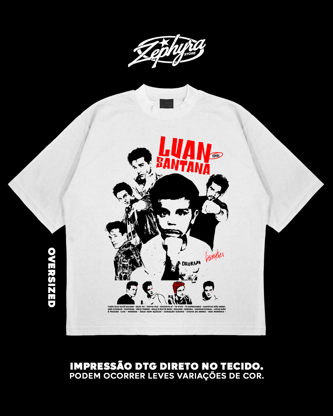 Nome do produto: Oversized - Luan Santana - Eras