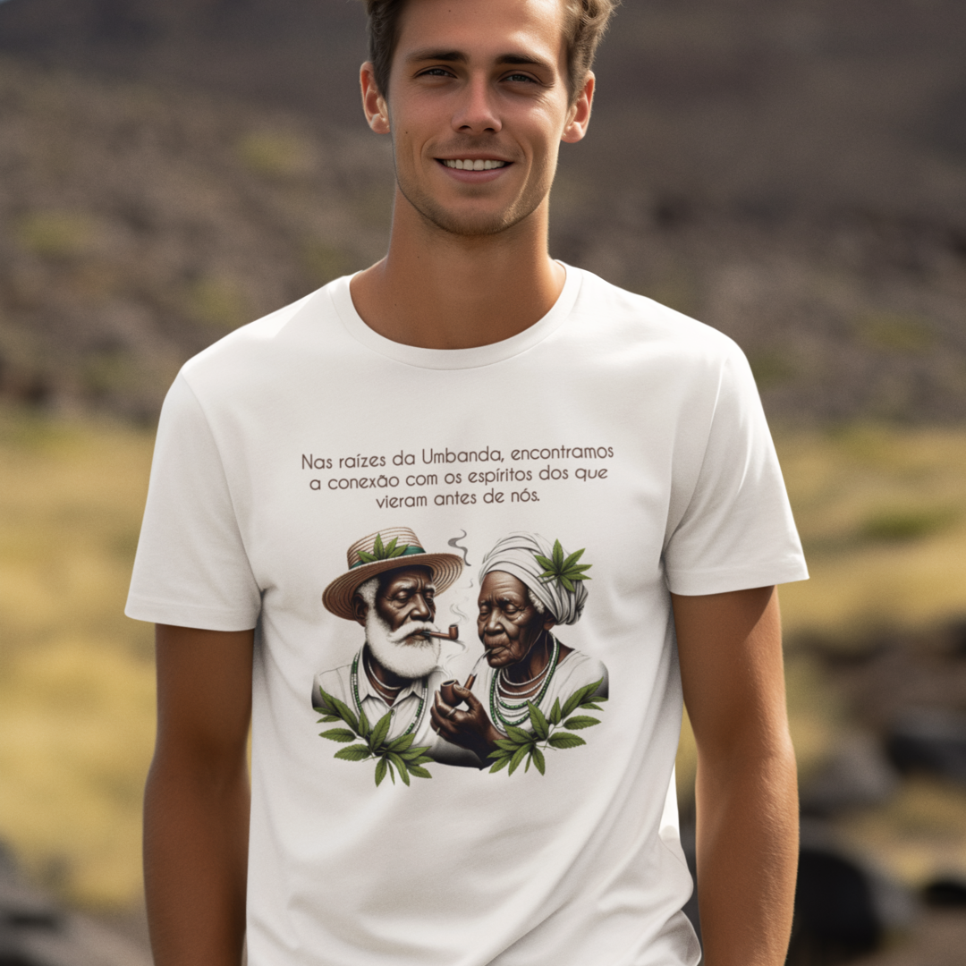 Nome do produto: Camiseta Casal De Preto Velho