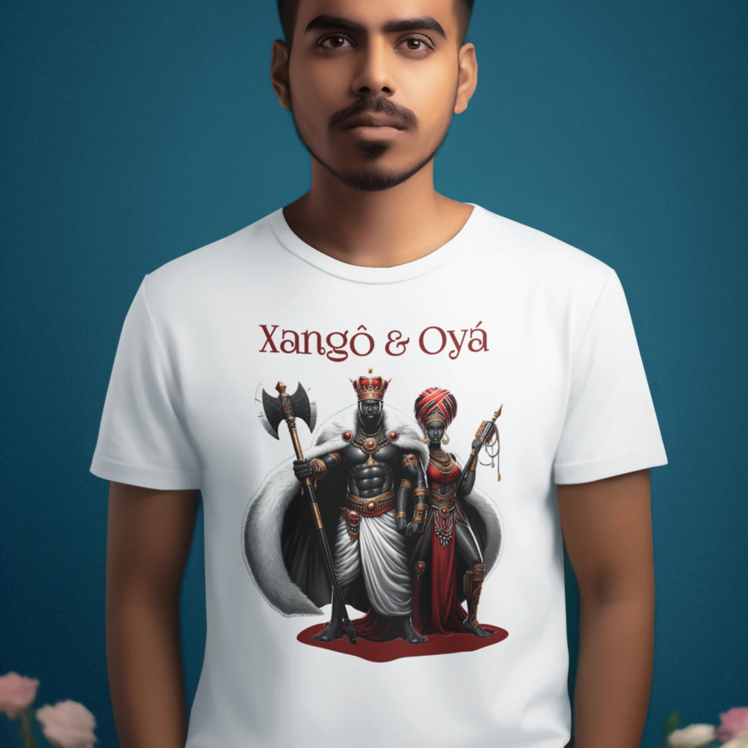Nome do produto: Camiseta Xangô e Oyá