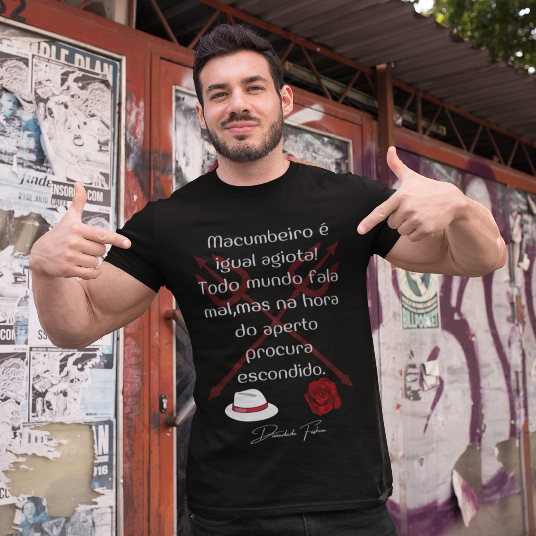 Nome do produto: Camiseta Unissex Macumbeiro