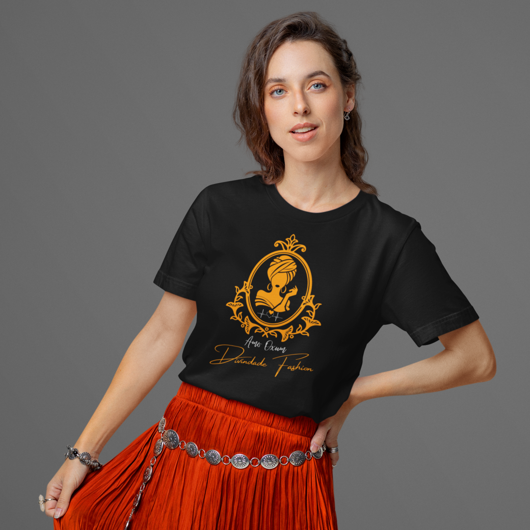 Nome do produto: Camiseta Oxum - Divindade Fashion