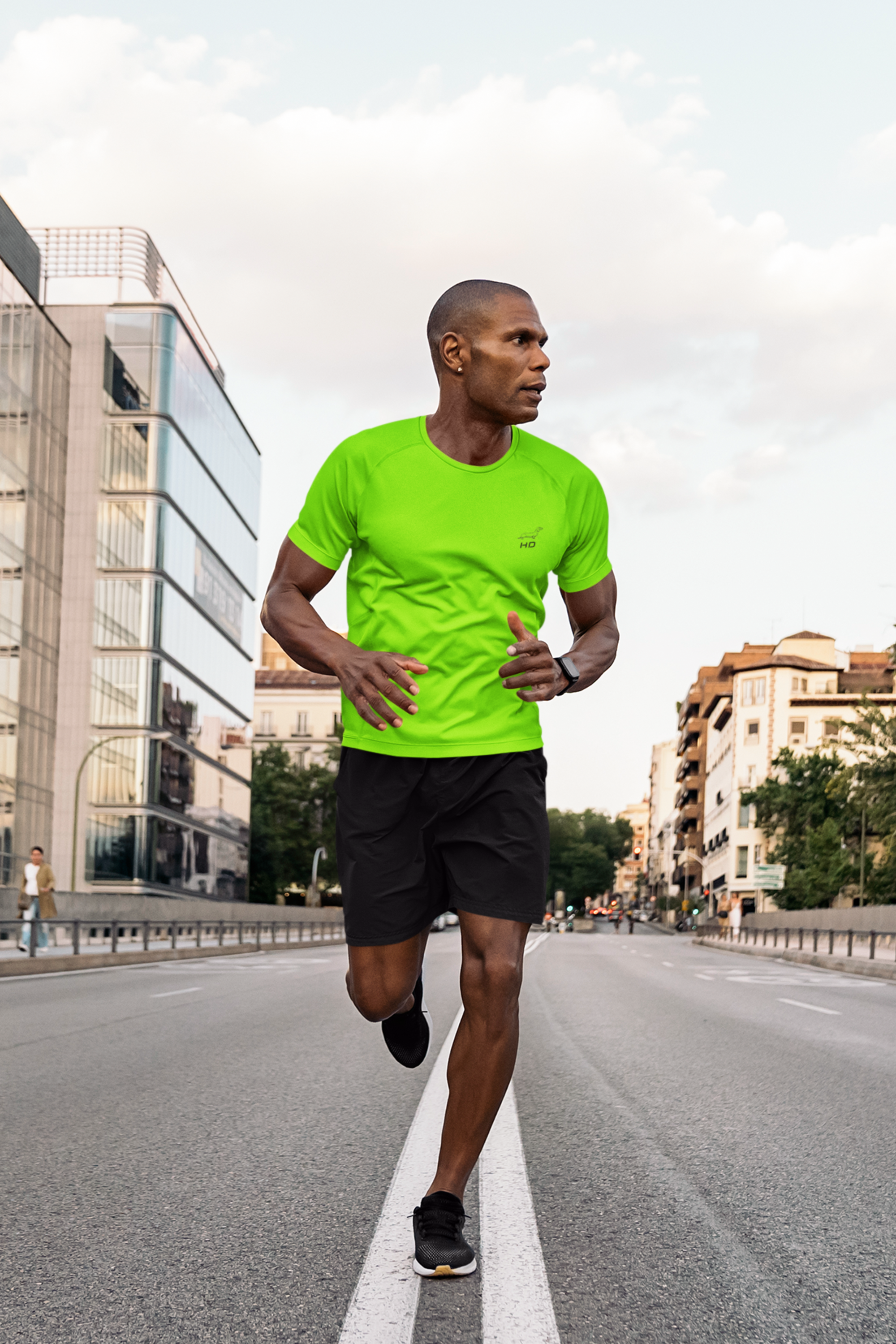 Nome do produto: CAMISETA SPORT DRY UV HUNTER DOG LOGO PRETA