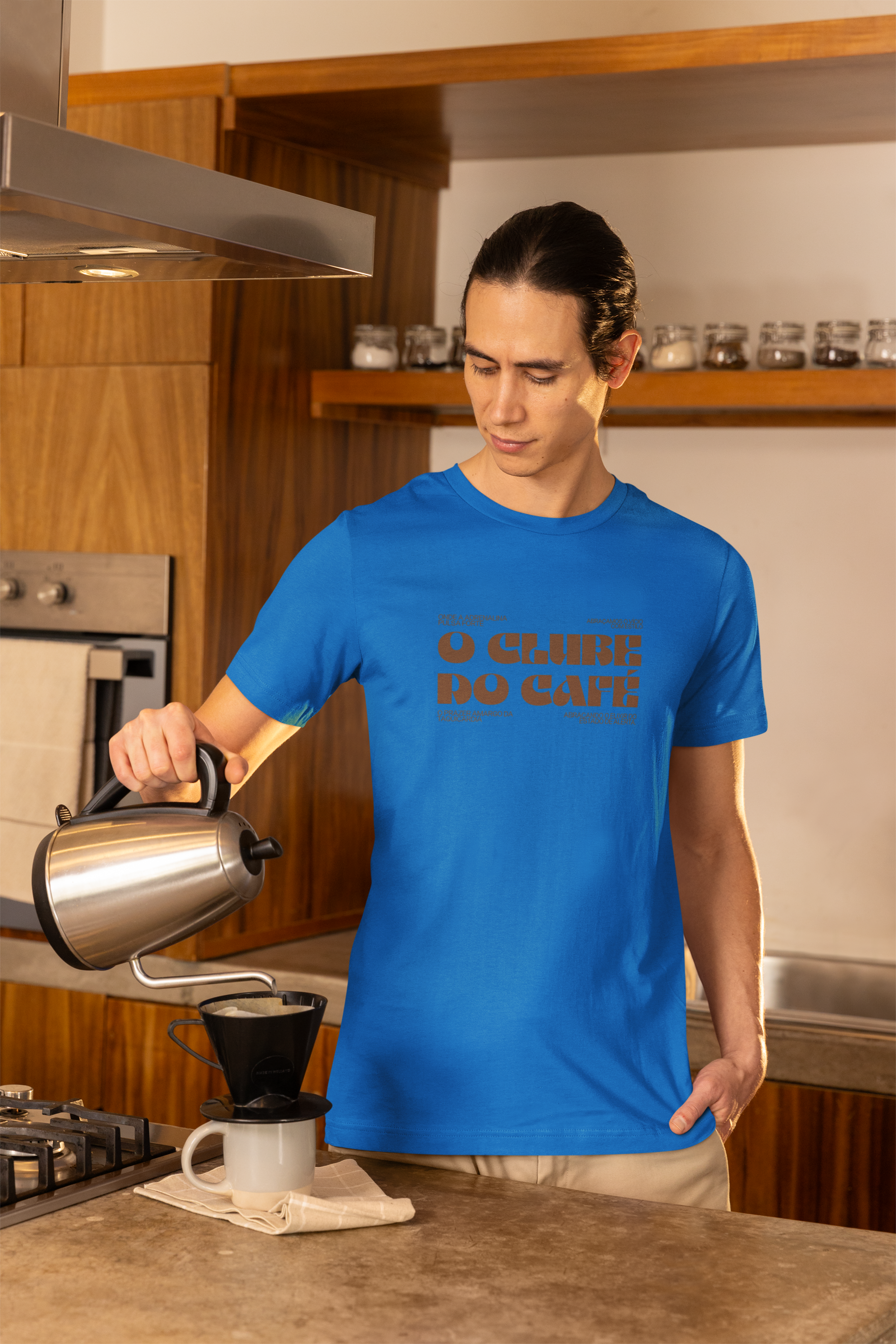 Nome do produto: CAMISETA ESTONADA CLUBE DO CAFÉ HD