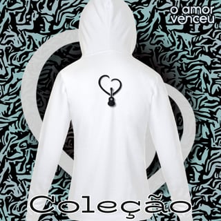 Moletom Com Zíper Amor Completo