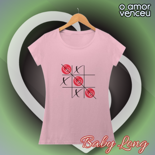 Nome do produto: Baby Long Pima Amor Venceu Jogo