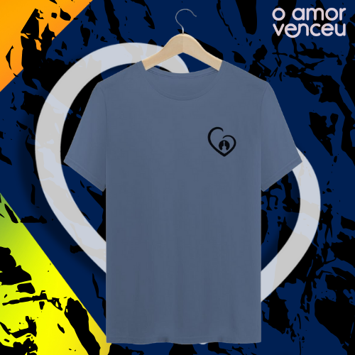 Camiseta Estonada Amor Venceu Presente