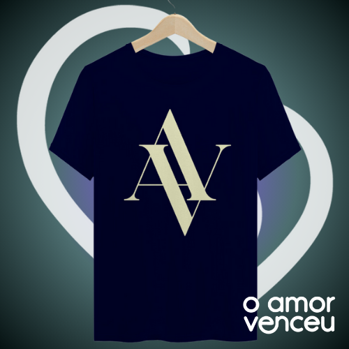 Nome do produto: Camiseta Quality Amor Venceu Letras