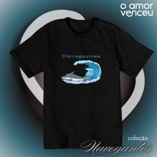Camiseta Quality Infantil Navegantes Ondas
