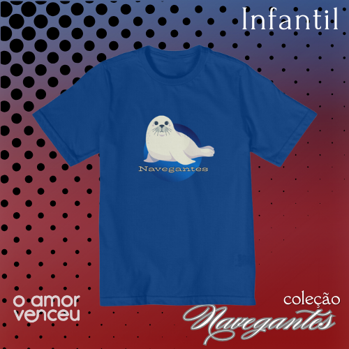 Camiseta Quality Infantil Navegantes Marítimos