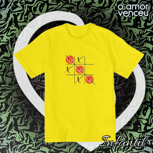 Camiseta Quality Infantil Amor Venceu Jogo